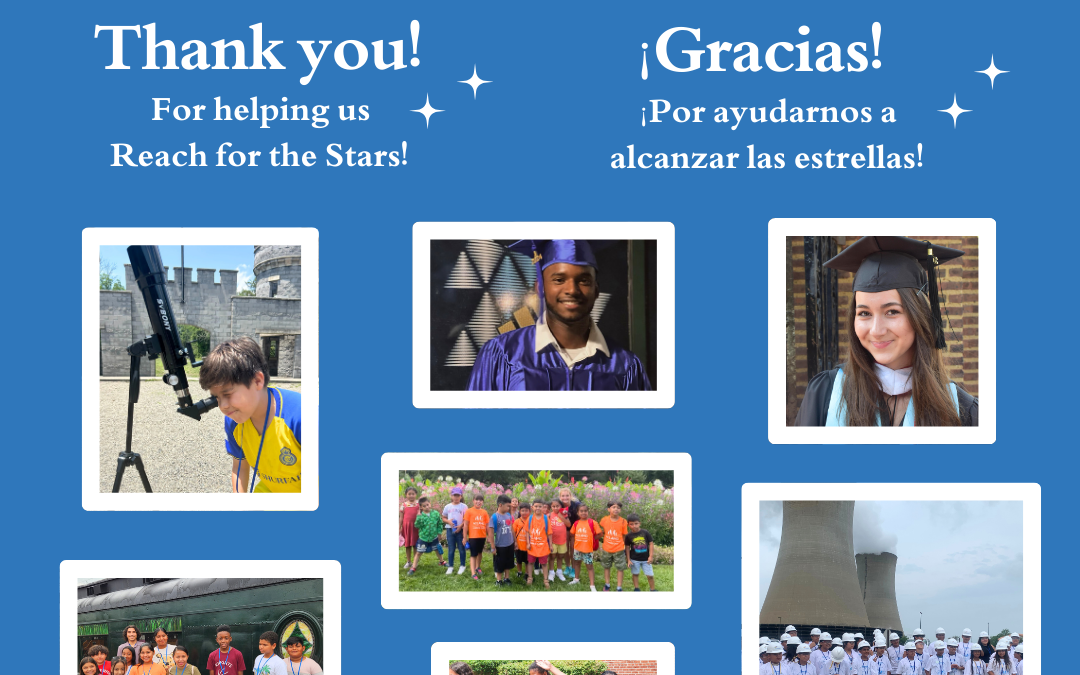 Newsletter: Thank you for helping us Reach for the Stars!